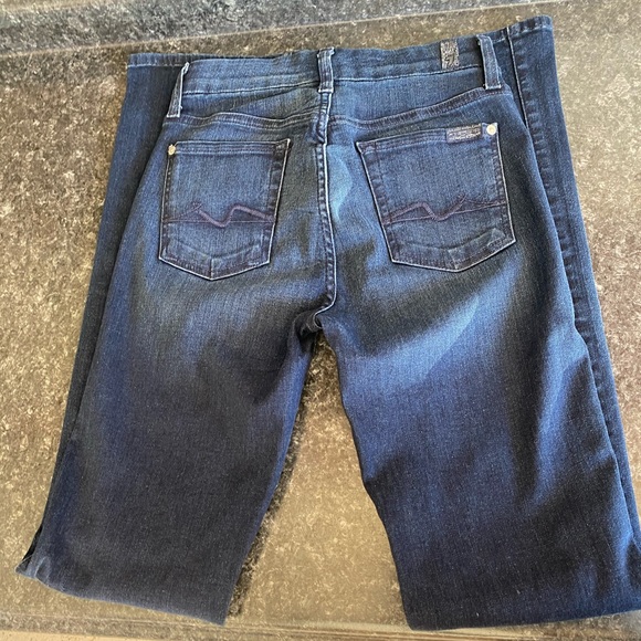 7 For All Mankind Karah Bootcut Short Inseam Jeans - Picture 10 of 12